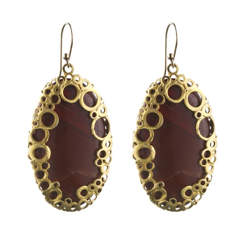 Alexis Bittar Klimt Oval Drop Earrings